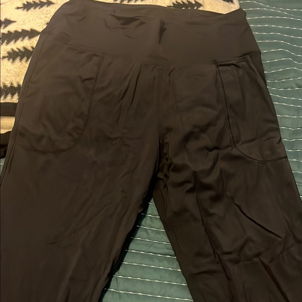 Black joggers